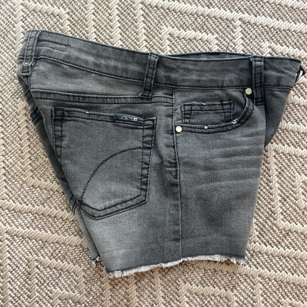 Joe's Jeans Charcoal Girls Denim Shorts - Picture 6 of 7